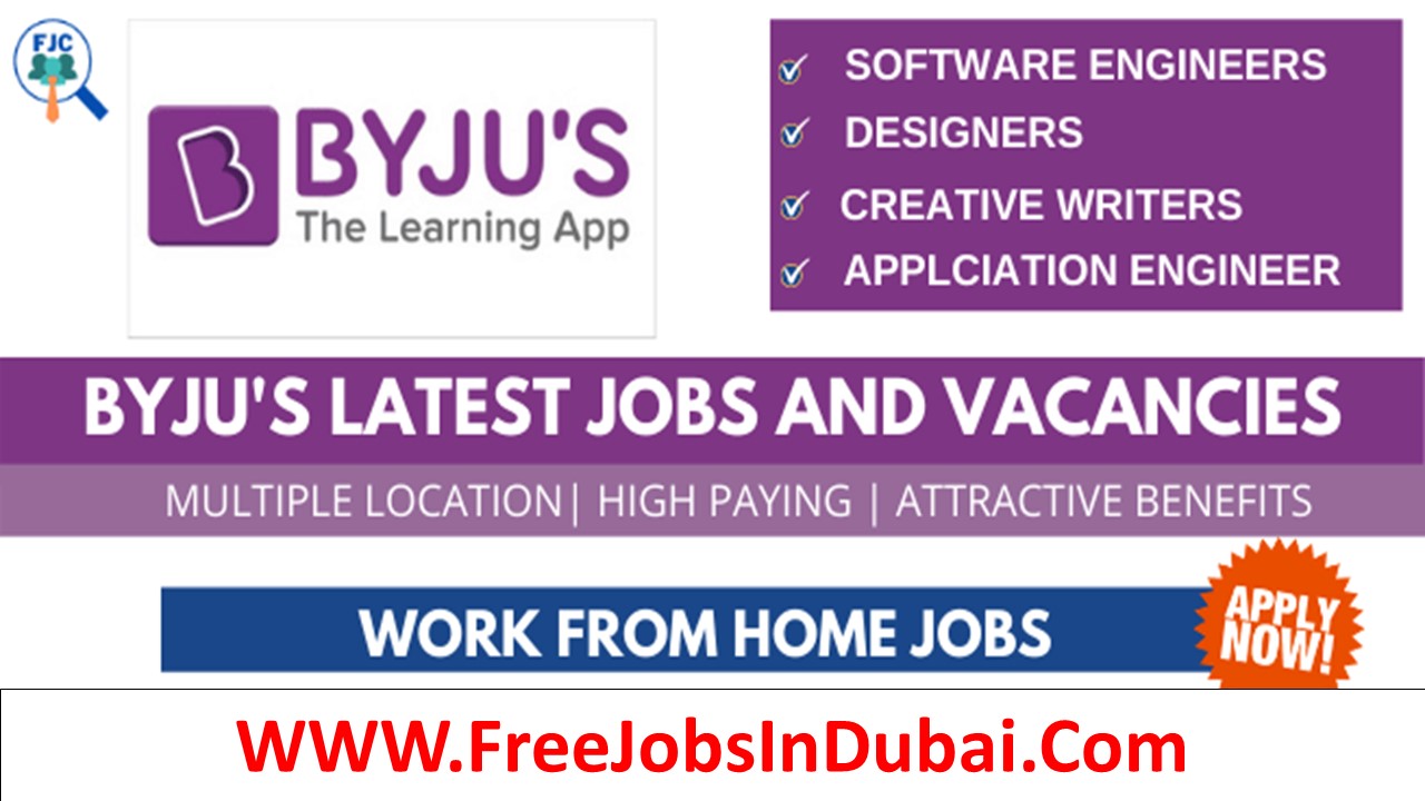 BYJUS Careers Jobs Opportunities In Dubai UAE JobsInDubai BYJUS Careers Jobs Opportunities In Dubai UAE JobsInDubai