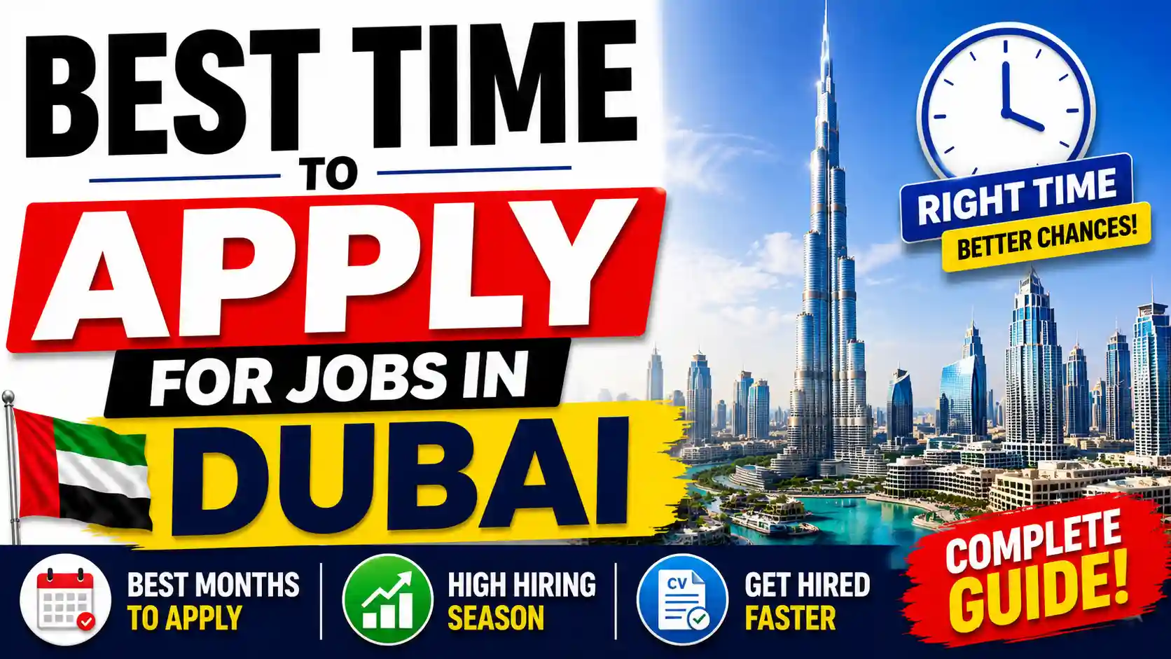 Best Time to Apply for Jobs in Dubai