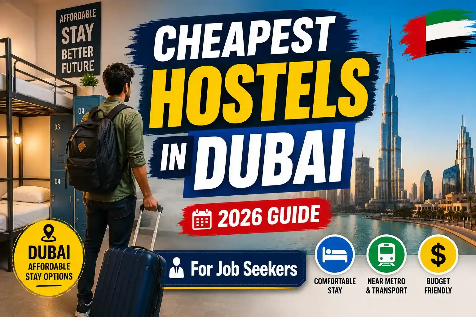 Cheapest Hostels in Dubai For Job Seekers