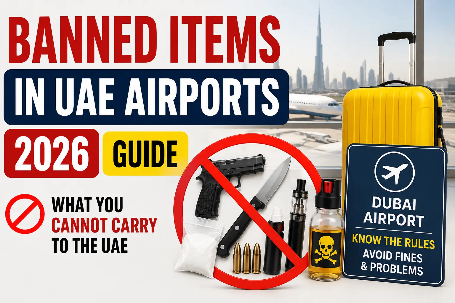 Banned Items in UAE Airports 2026 Guide