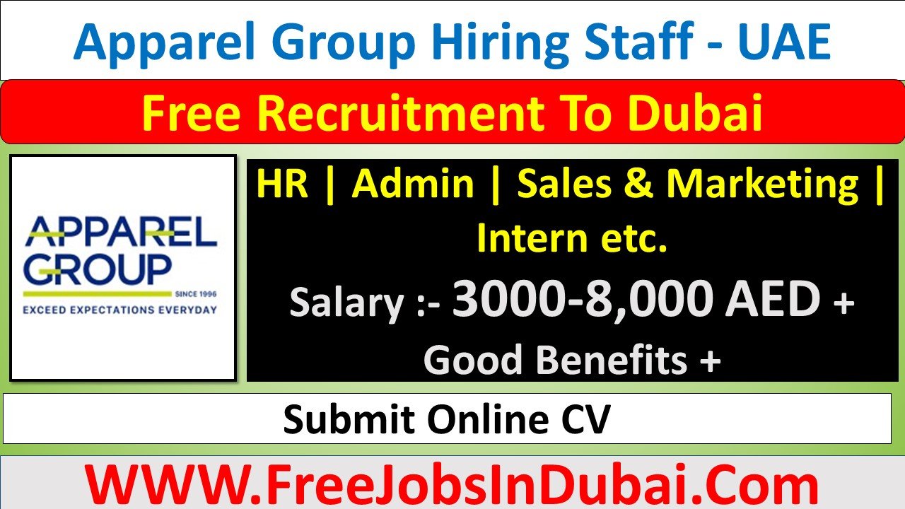 apparel group Dubai Jobs Careers