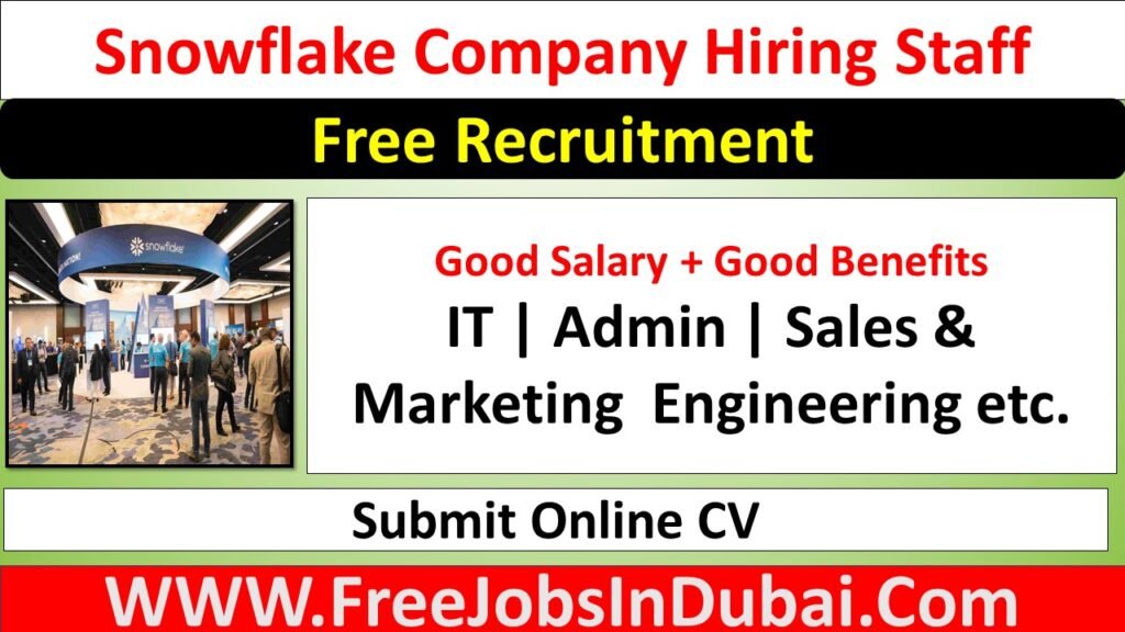 Snowflake Careers Jobs Vacancies In USA JobsInDubai