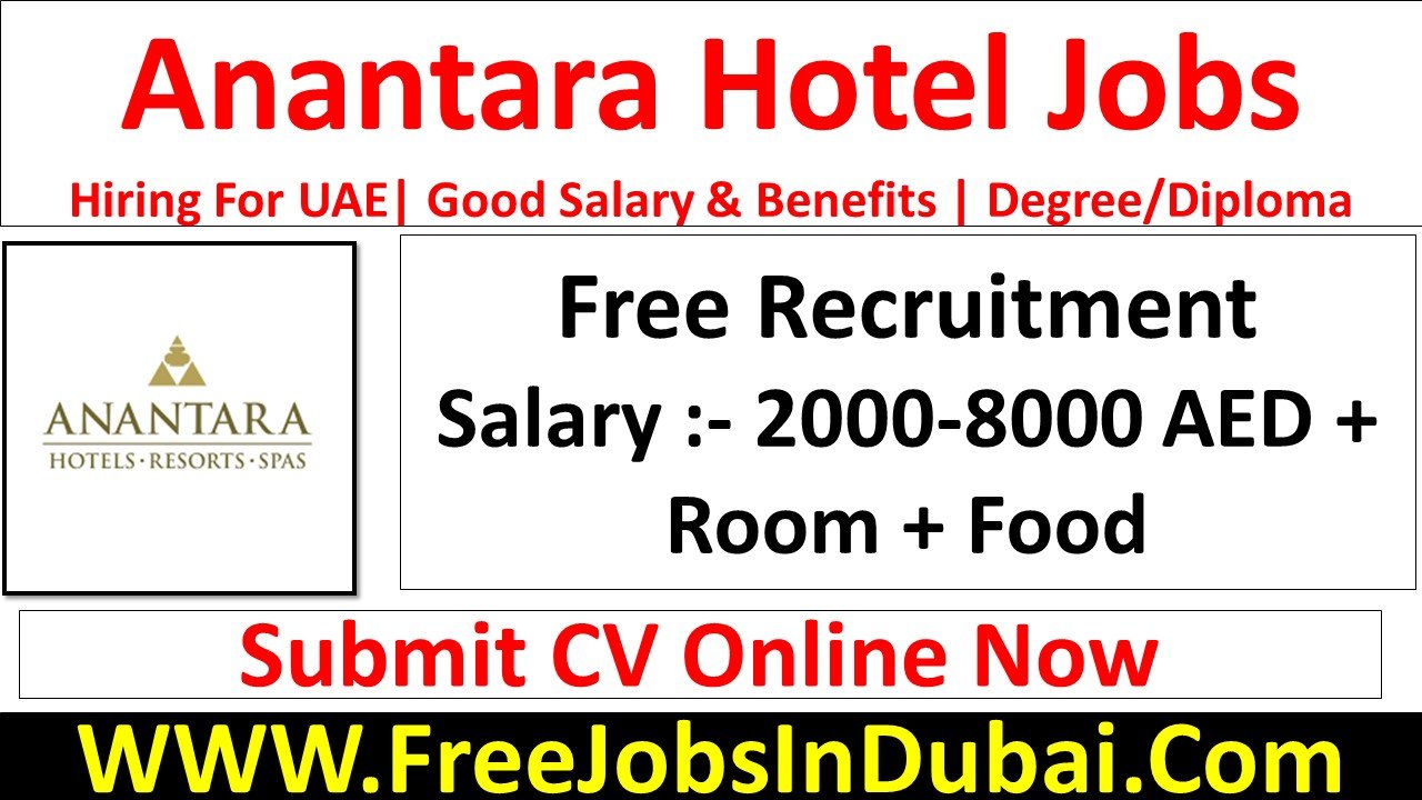 anantara careers Dubai Jobs