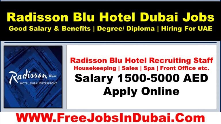 Radisson Blu Careers Jobs Opportunities In Dubai