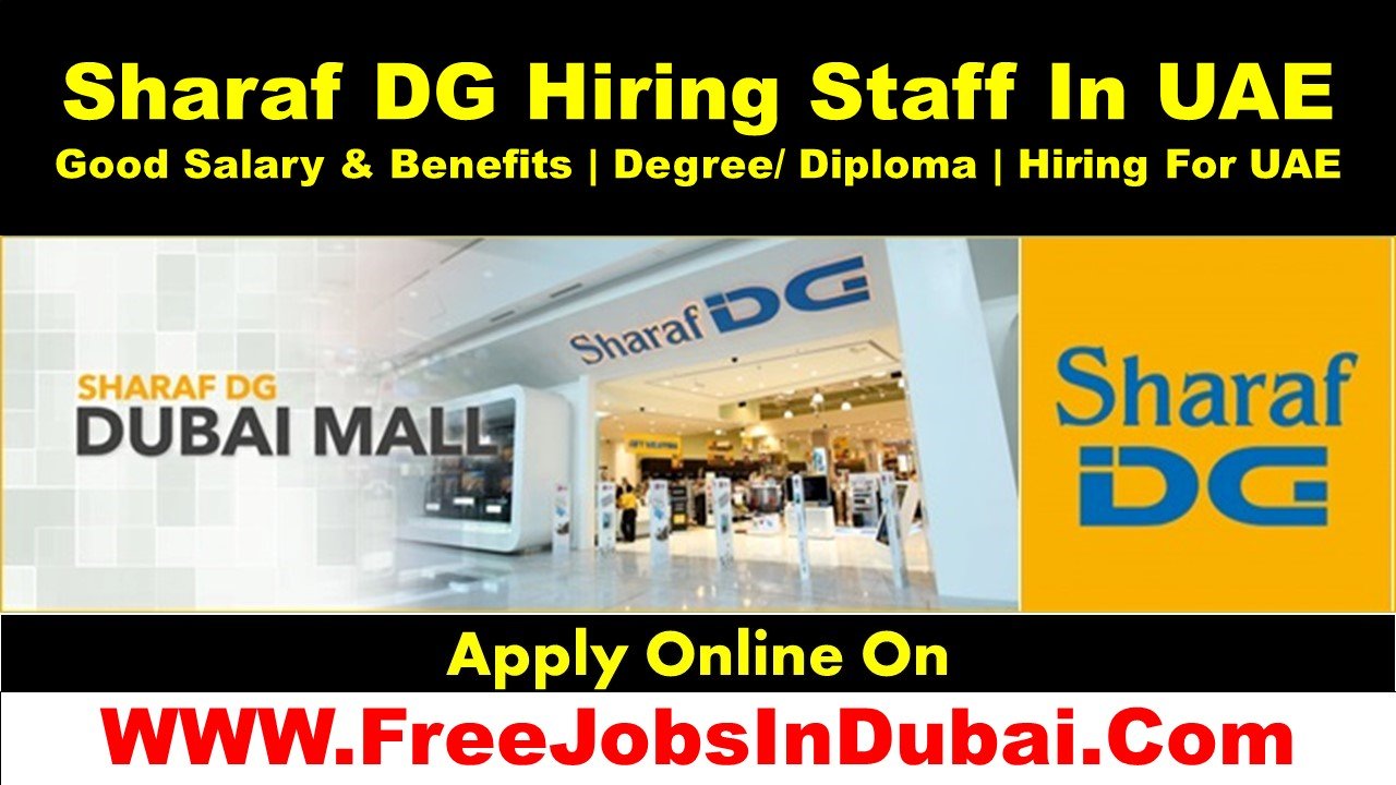 Sharaf DG UAE Jobs Careers