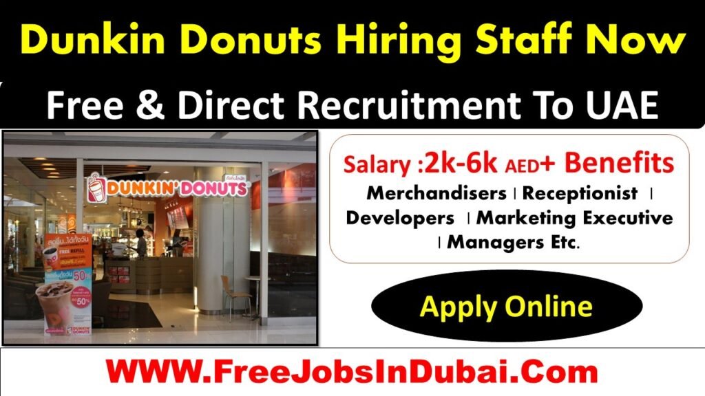 Dunkin donuts careers jobs opportunities in uae jobsindubai