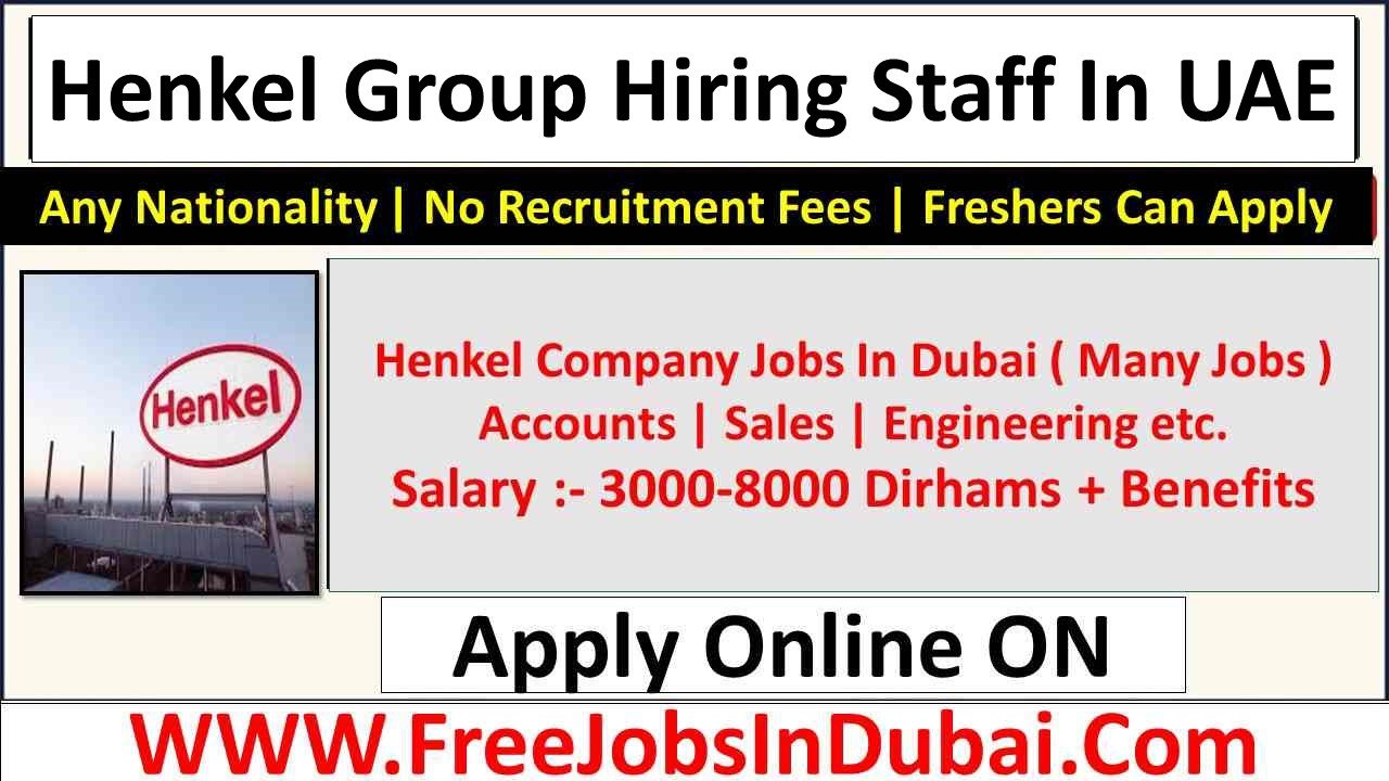 henkel career Dubai Jobs