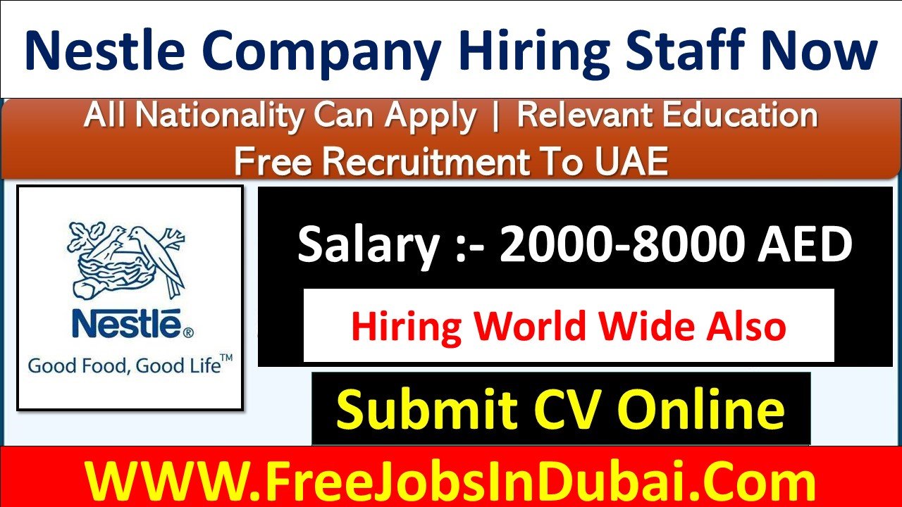 nestle careers Dubai Jobs