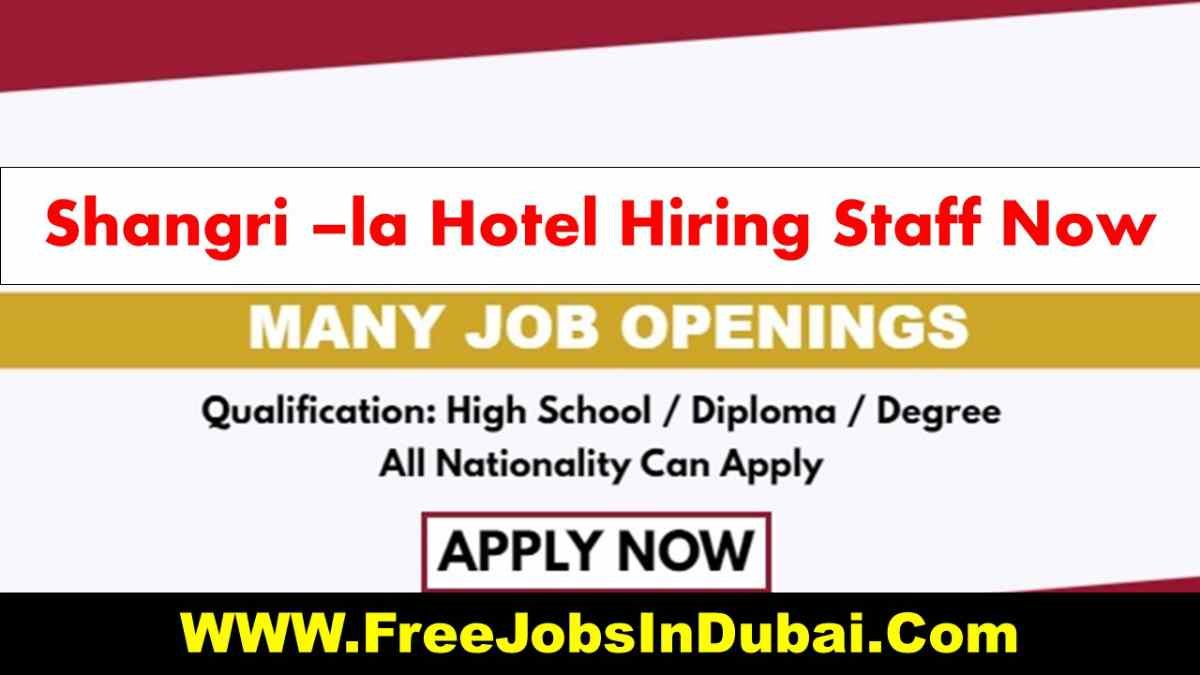 shangri la career Dubai Jobs