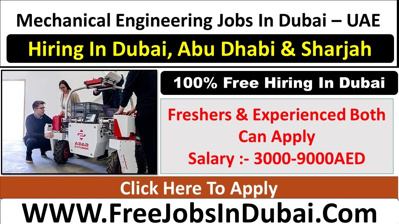 Mechanical Engineering Jobs In Dubai