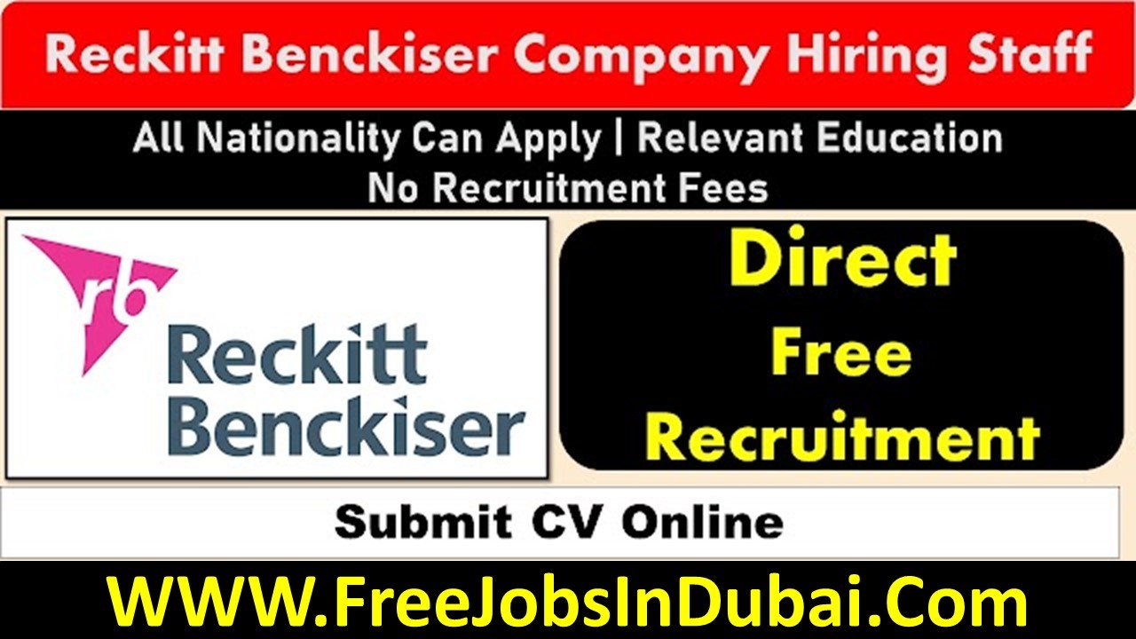 reckitt benckiser careers Jobs In Dubai