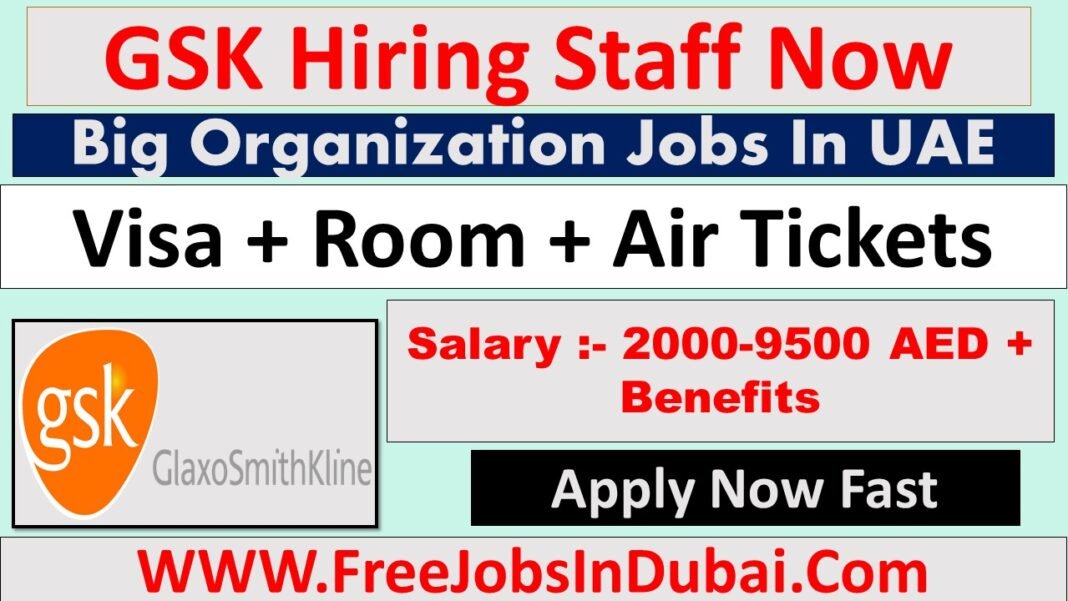 GSK Careers UAE Jobs Available Now - JobsInDubai