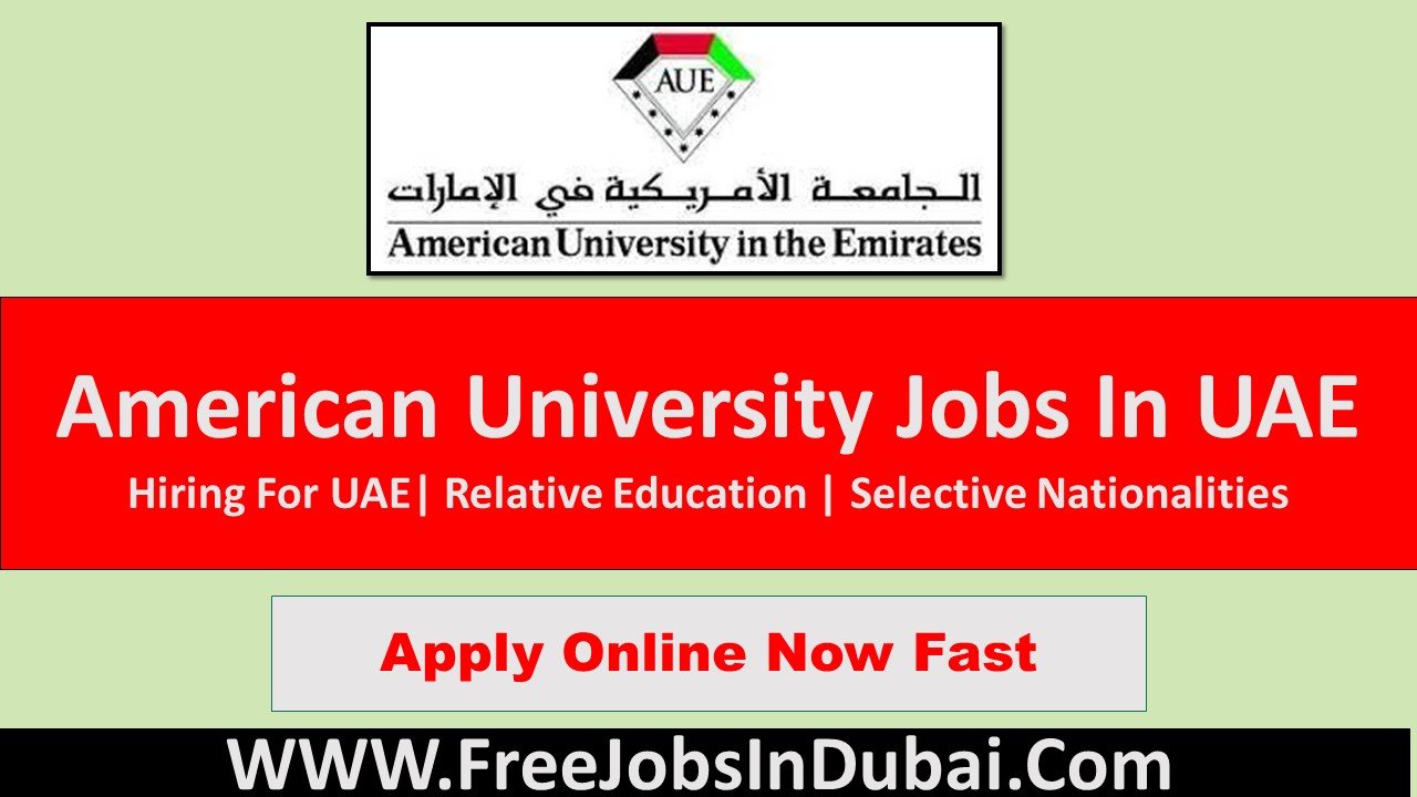 American University of Emirates Jobs