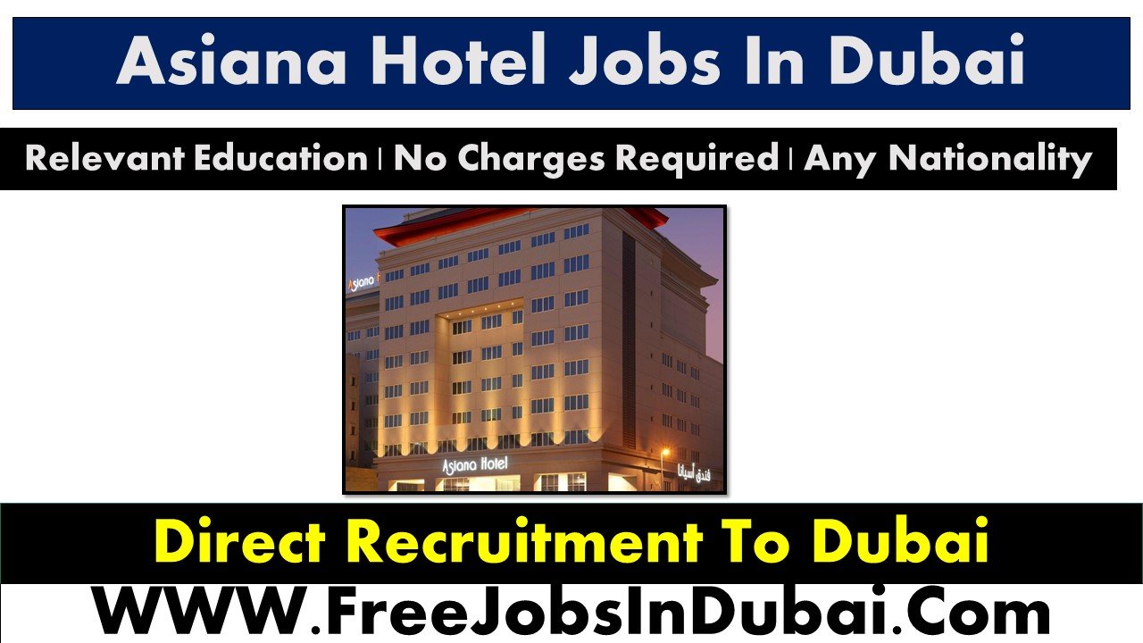 asiana hotel dubai Jobs Careers