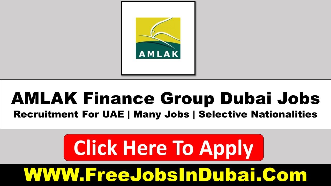 amlak finance Dubai careers Jobs
