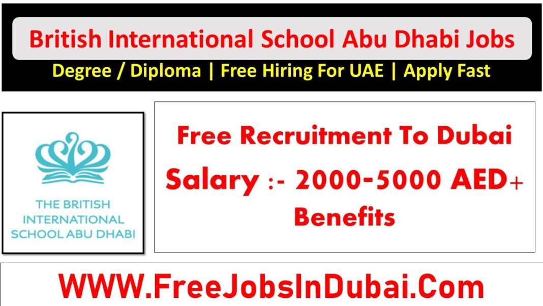 British International School Abu Dhabi Careers 1068x601 