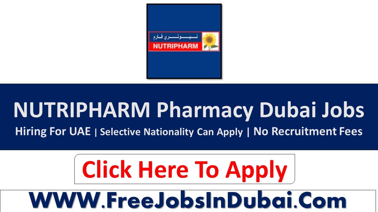 nutripharm pharmacy dubai careers Jobs