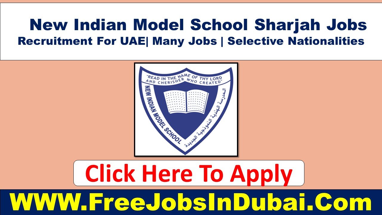 new indian model school sharjah careers, new indian model school careers, new indian model school UAE careers,