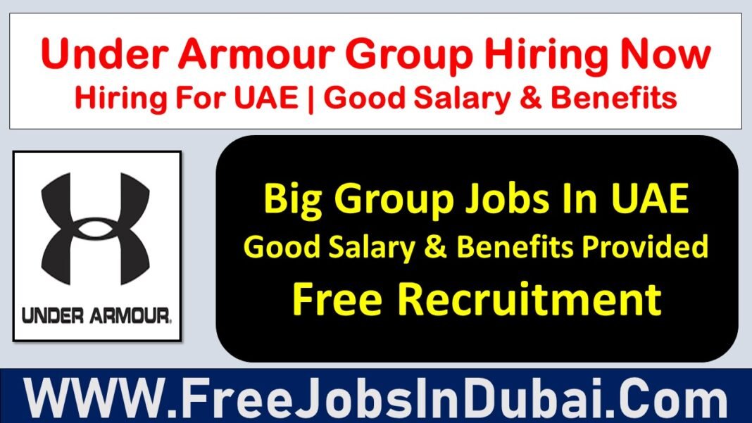 Under Armour Careers Hiring Staff In Dubai JobsInDubai