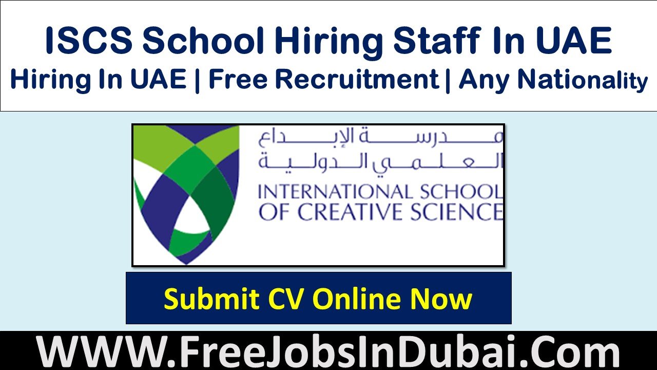 international school of creative science - muwaileh sharjah careers Jobs