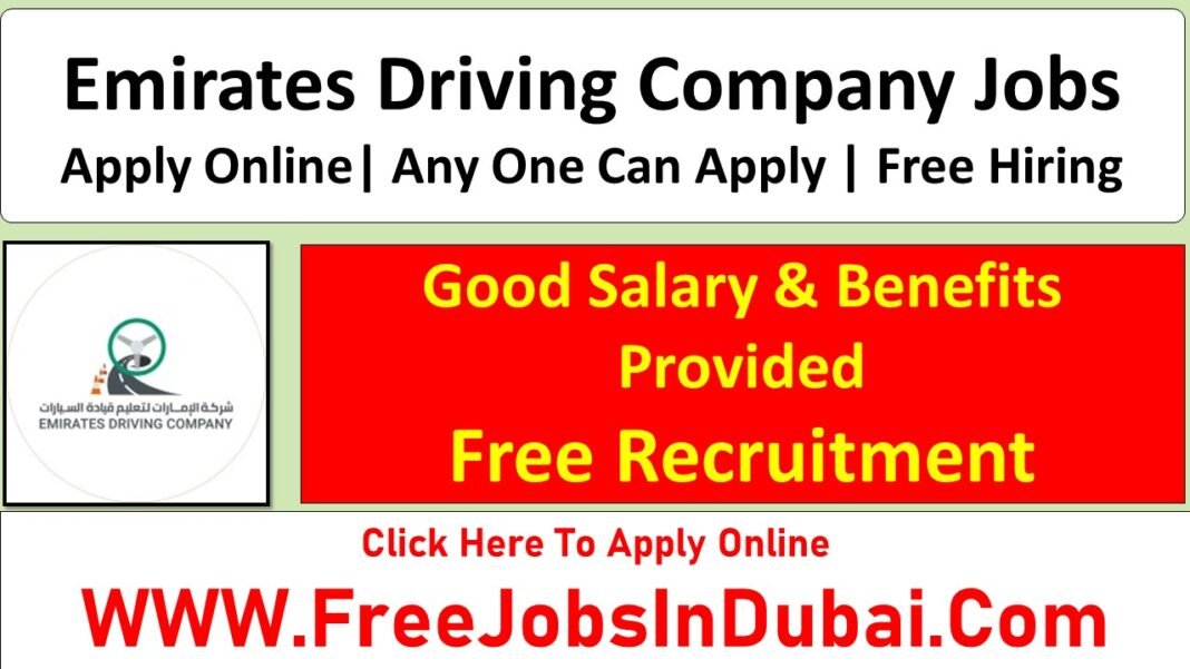 Emirates Driving Company Careers Jobs Vacancies