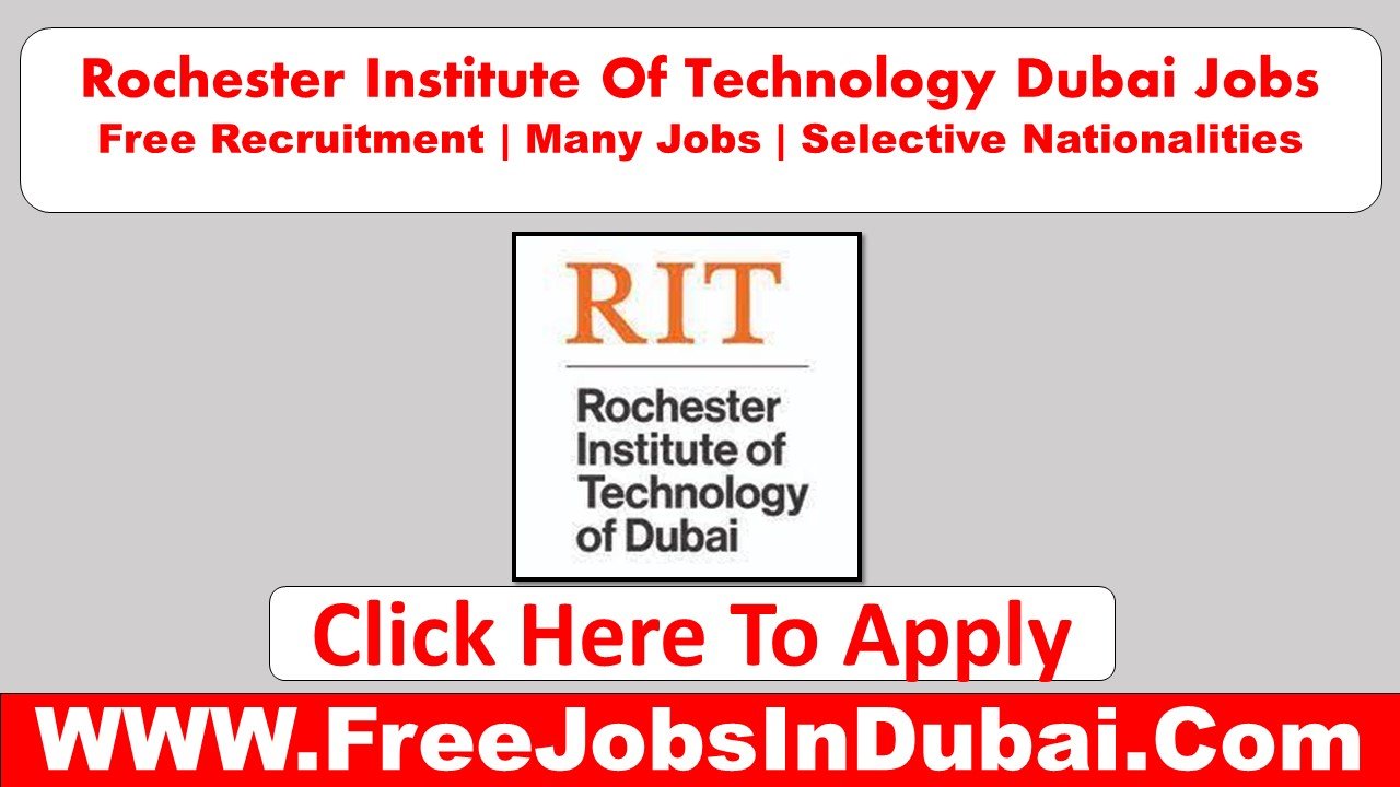 rochester institute of technology dubai Careers Jobs