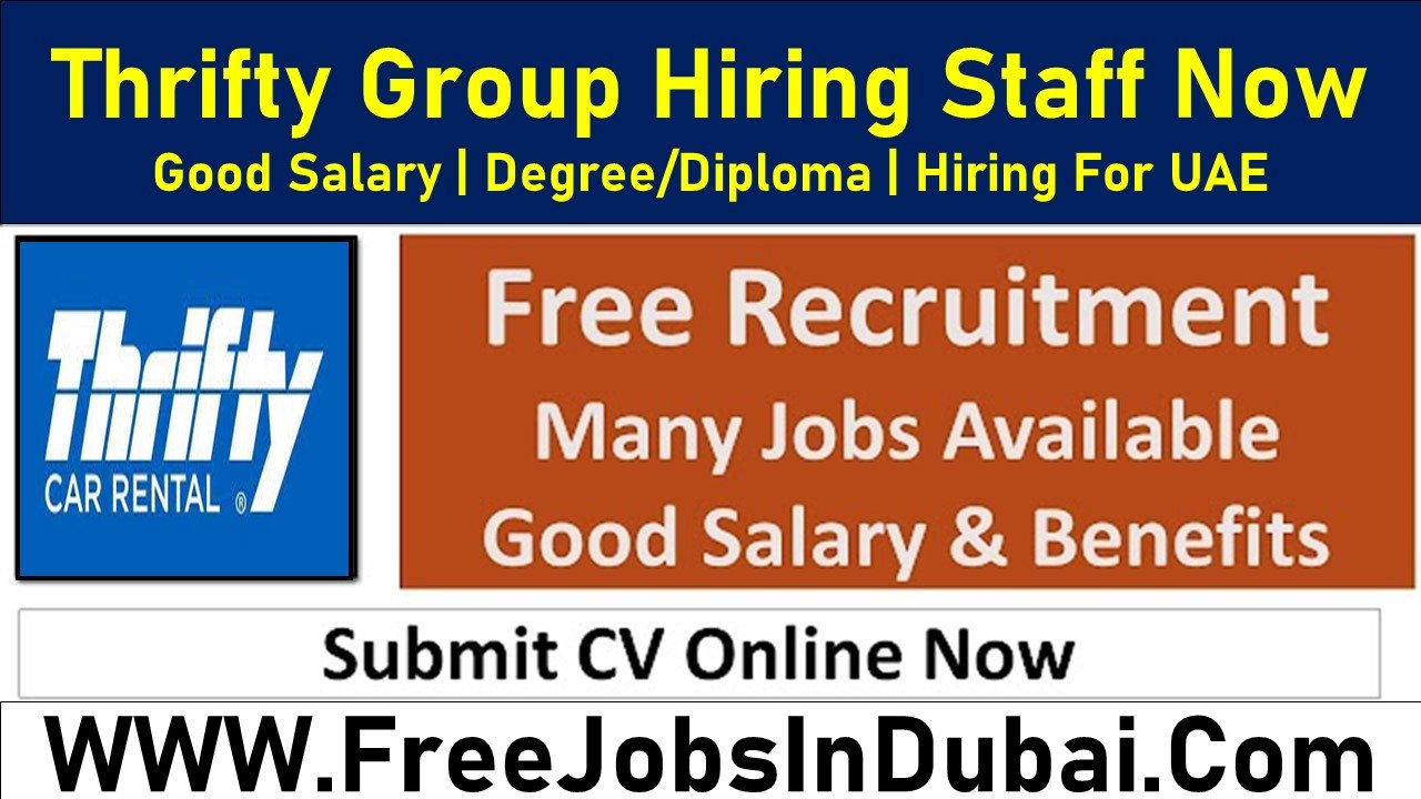 thrifty careers Dubai Jobs