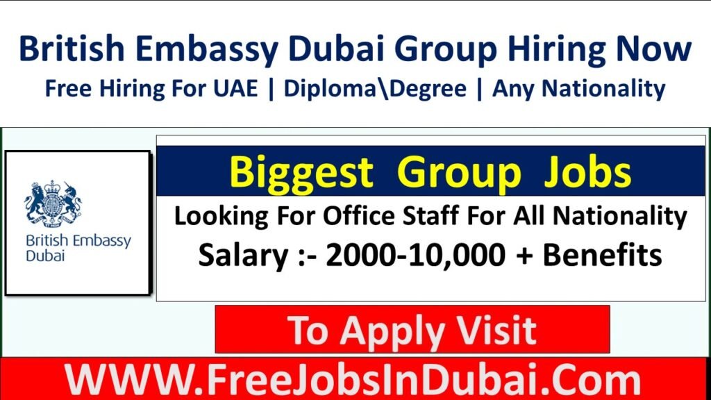 British Embassy Dubai Careers Jobs Vacancies In Dubai