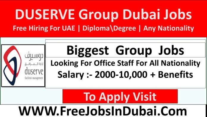duserve careers, duserve facilities management careers, duserve Dubai careers, duserve facilities management UAE careers,