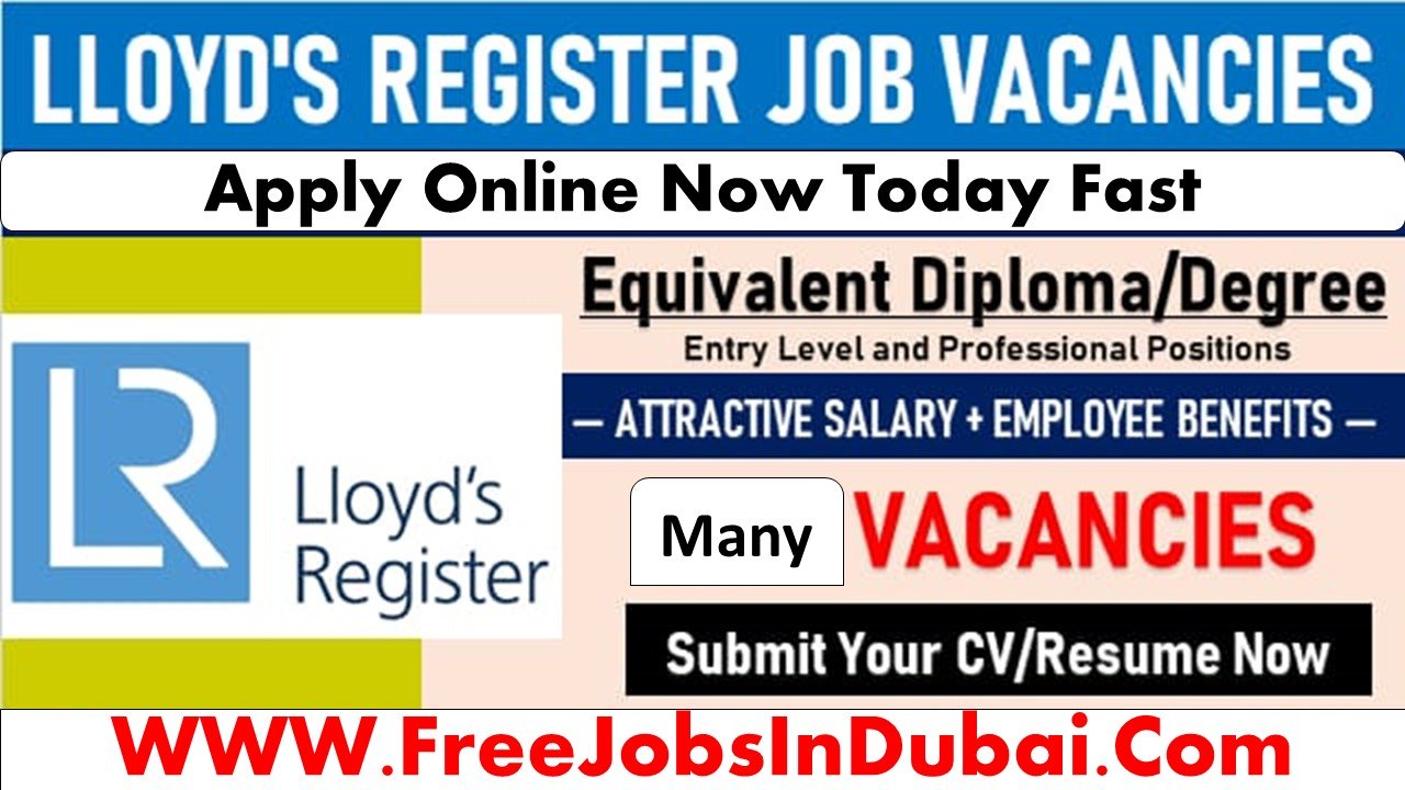 lloyd's register careers Dubai Jobs
