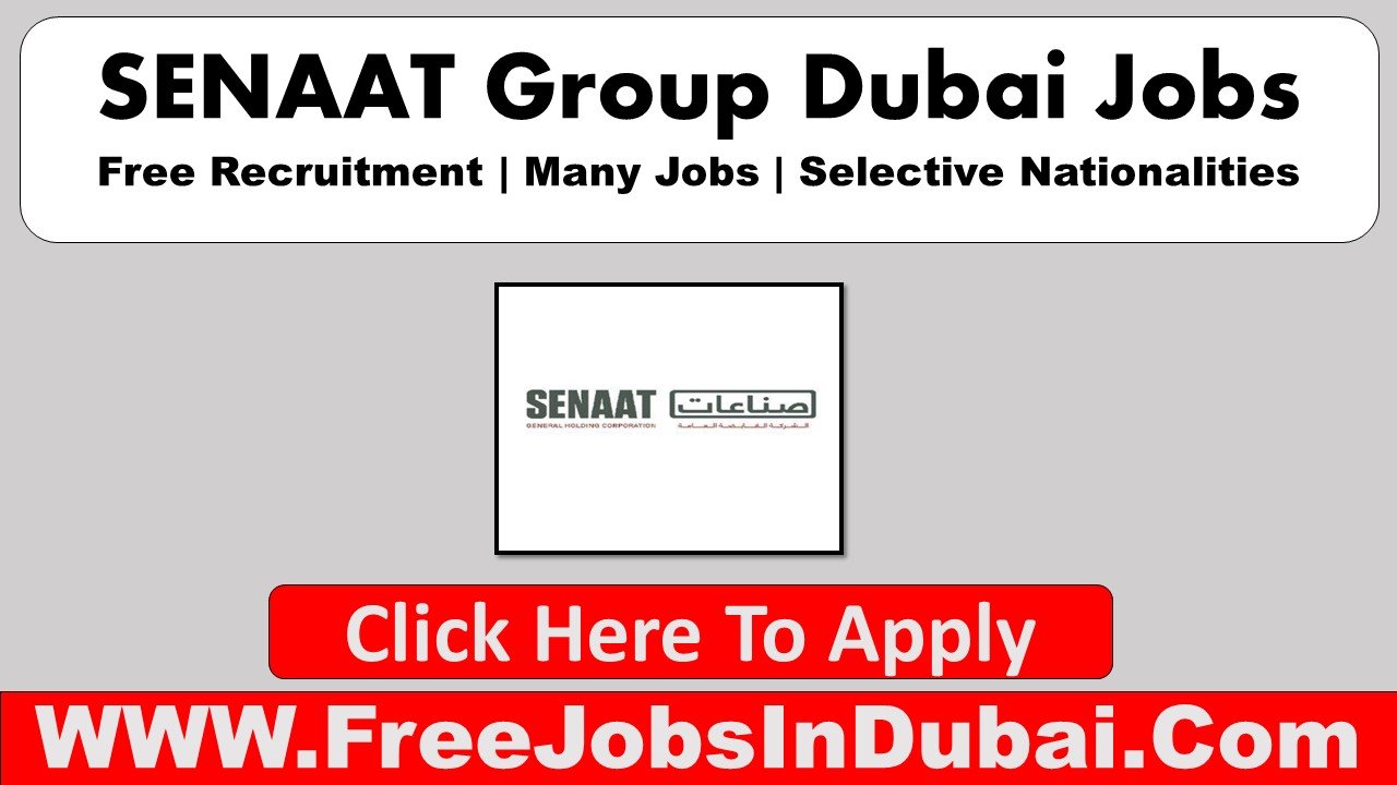 senaat careers Jobs In Dubai