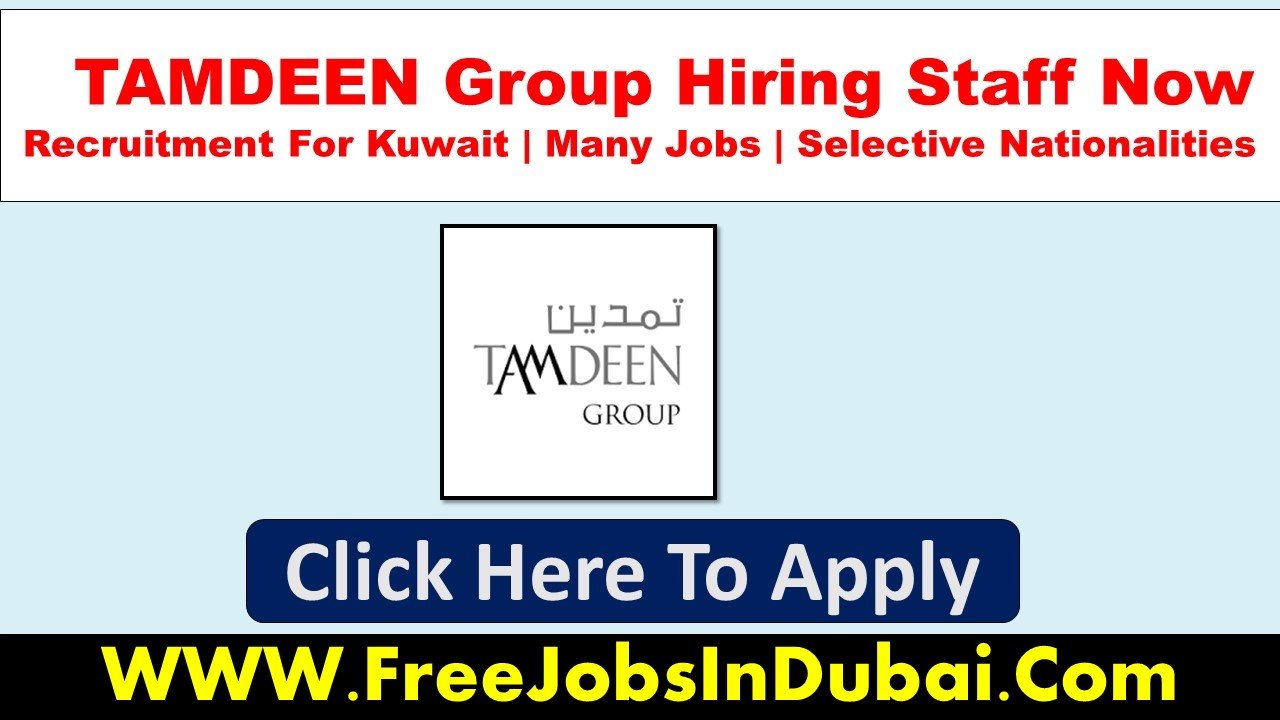 tamdeen careers Jobs In Kuwait