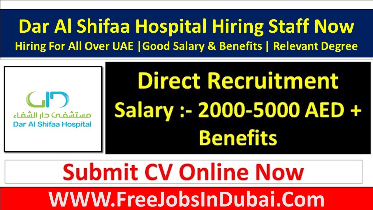Dar Al Shifaa Hospital Careers Dubai Jobs