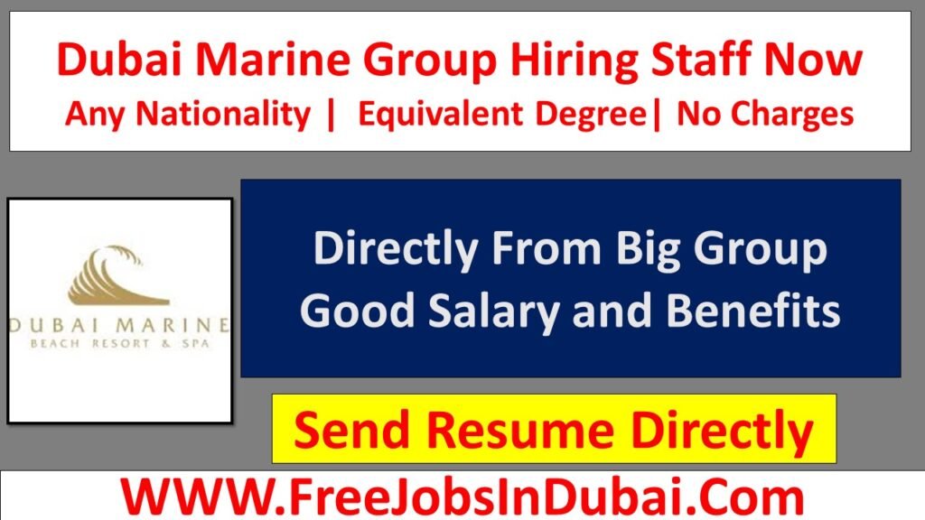 Dubai Marine Beach Resort & Spa Careers Jobs