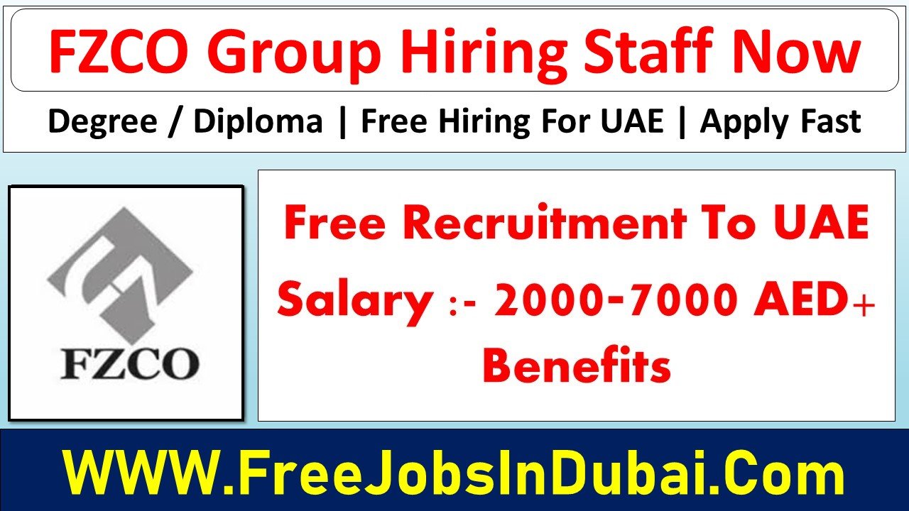 FZCO Dubai Careers Jobs