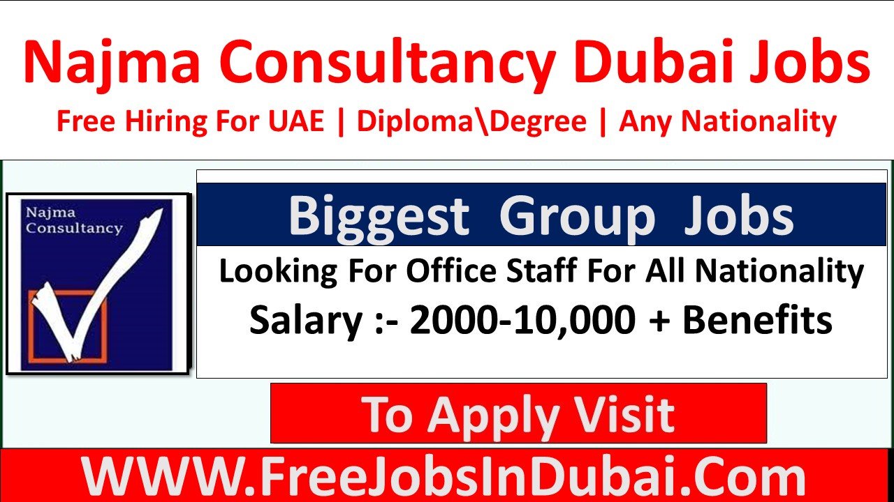 najma consultancy careers, najma consultancy Dubai careers, najma consultancy UAE careers,