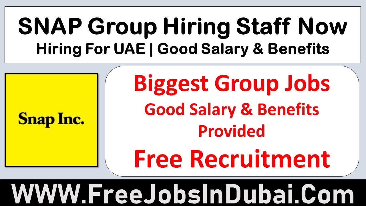 snap careers Dubai Jobs
