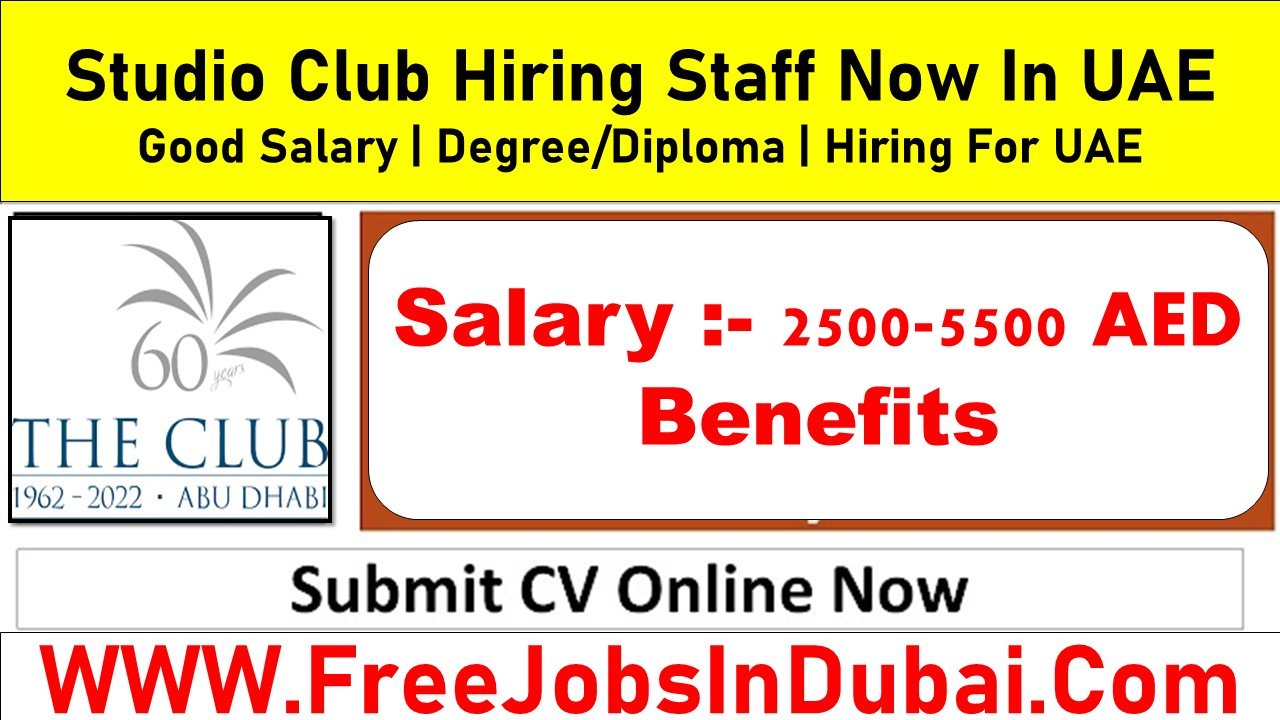 studio club dubai careers Dubai Jobs