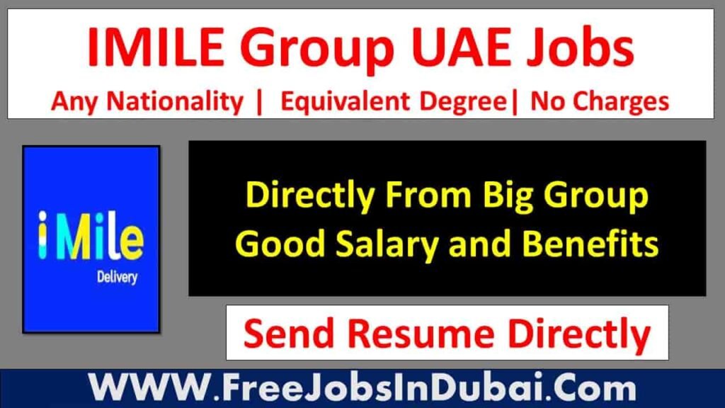IMILE Delivery Service LLC Careers Jobs In Dubai