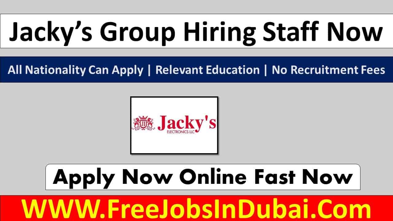 jacky's electronics careers Dubai Jobs