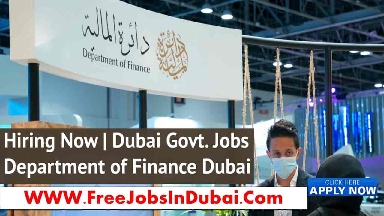 Department of Finance Dubai Careers Jobs
