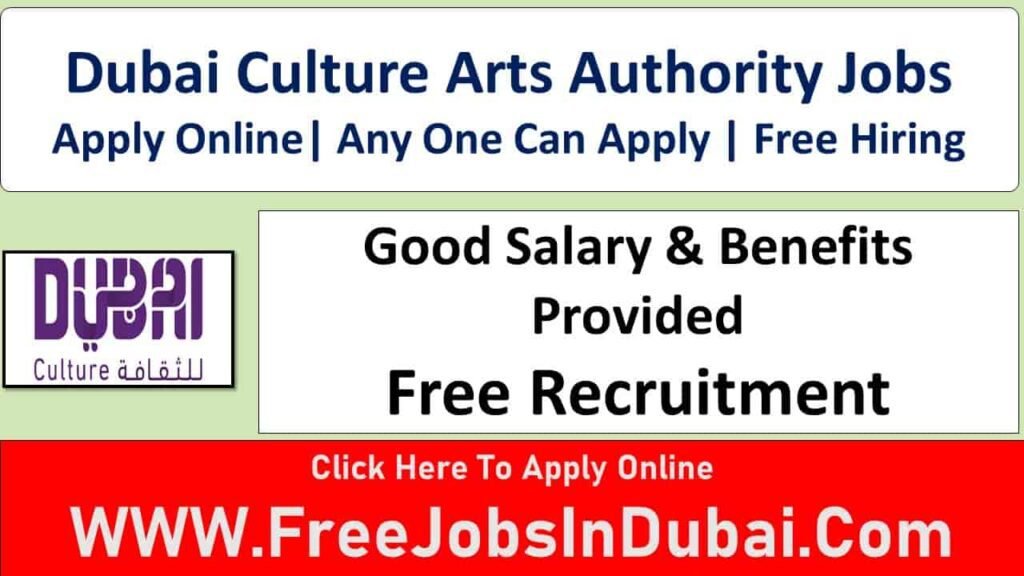Dubai Culture Arts Authority Careers Government Jobs