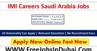 IMI Saudi Jobs