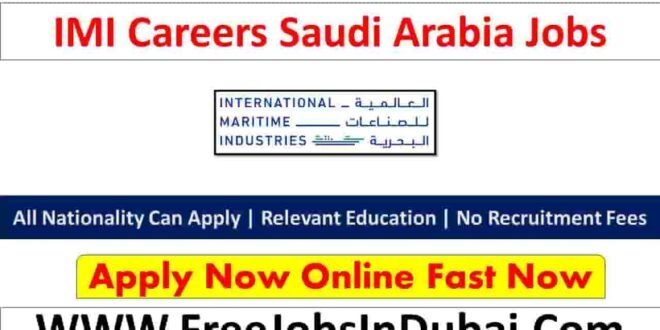 IMI Saudi Jobs