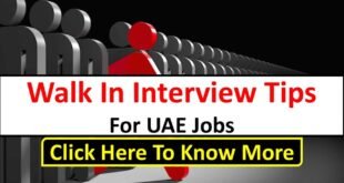 Walk In Interview Tips For UAE Jobs