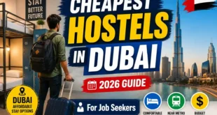Cheapest Hostels in Dubai For Job Seekers