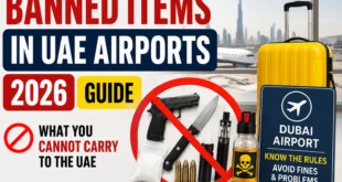 Banned Items in UAE Airports 2026 Guide